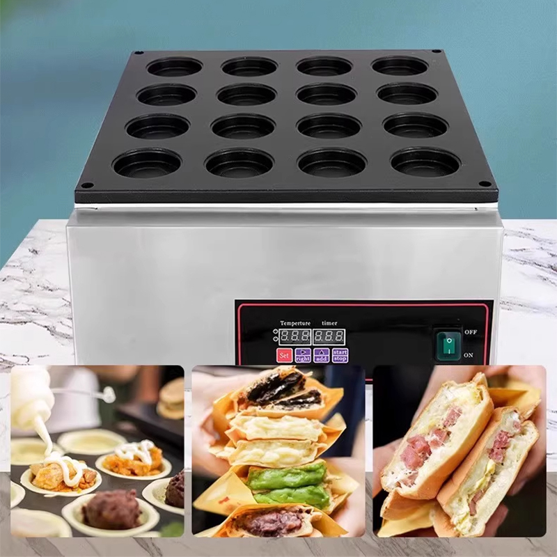 Wheel cake machine Commercial  - Egg Waffle Pan recensione e prezzo