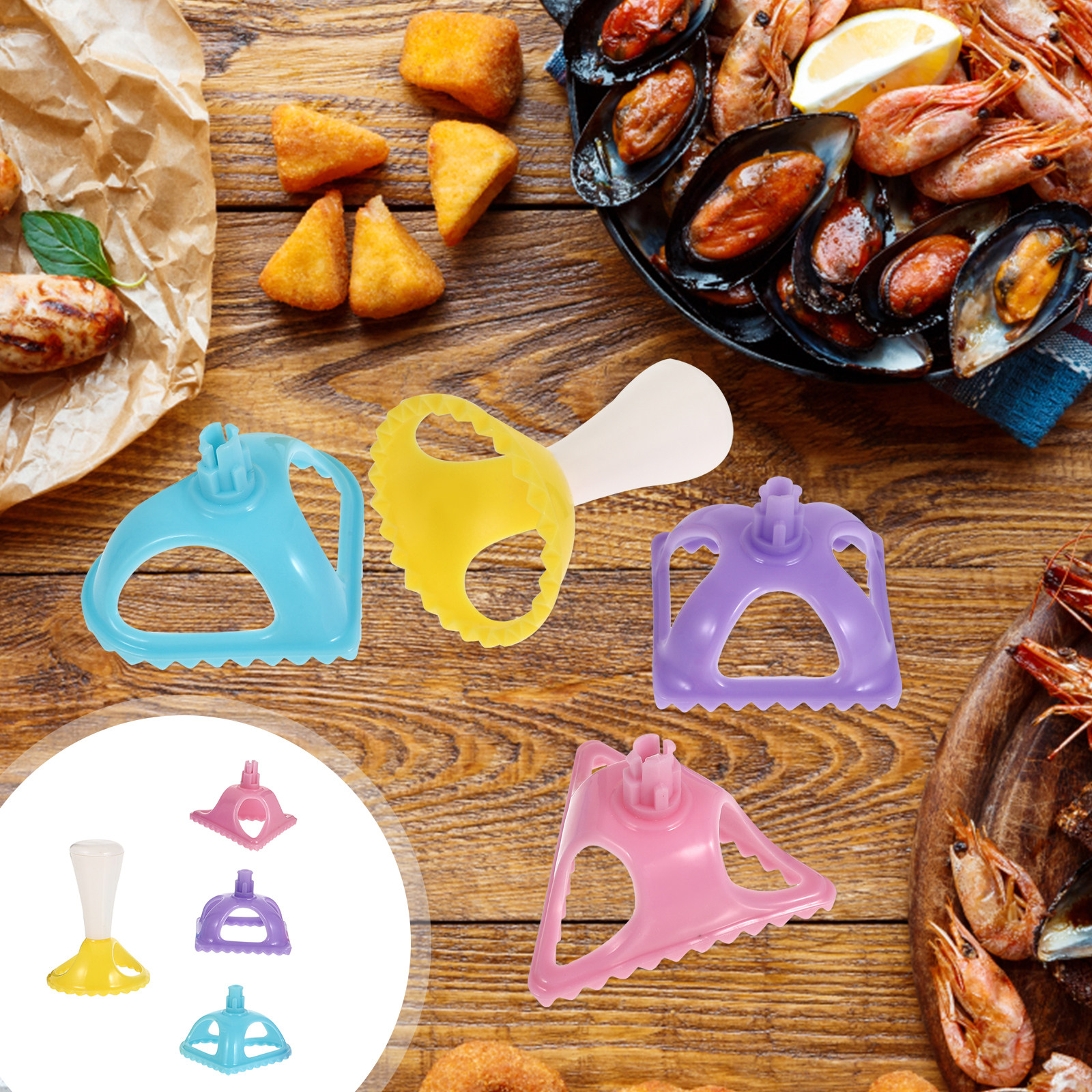 4Pcs Dumpling Turnover Mold Se - Dumpling Press Set recensione e prezzo