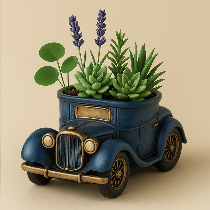 3D Vintage Bus Car Succulent P - Potsticker Mold recensione e prezzo