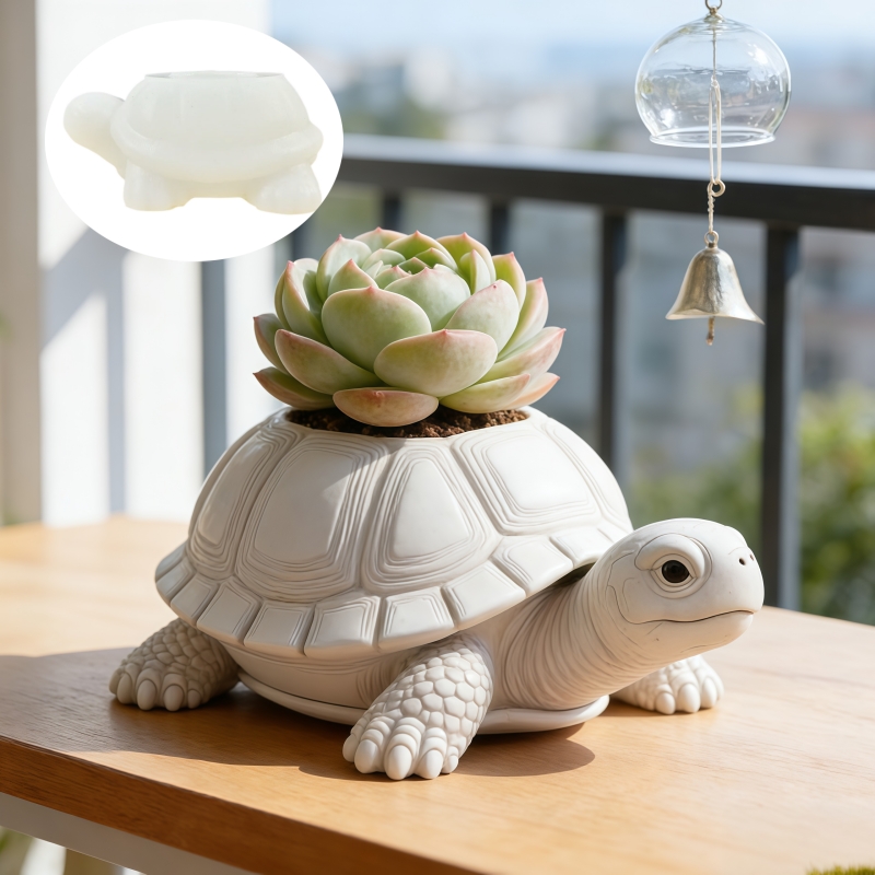 Wolf Head Shaped Flower Pot Pe - Potsticker Mold recensione e prezzo