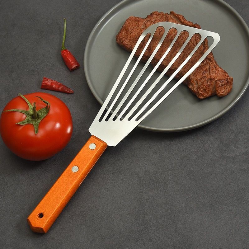 Fish Spatula Stainless Steel w - Okonomiyaki Spatula recensione e prezzo
