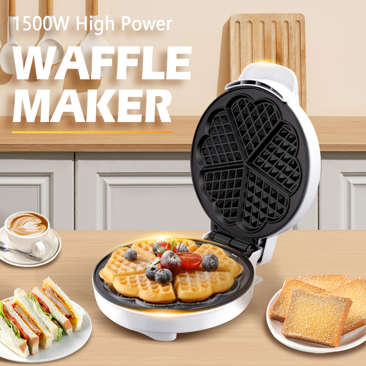 Breakfast Waffle Molds Egg Cak - Egg Waffle Pan recensione e prezzo