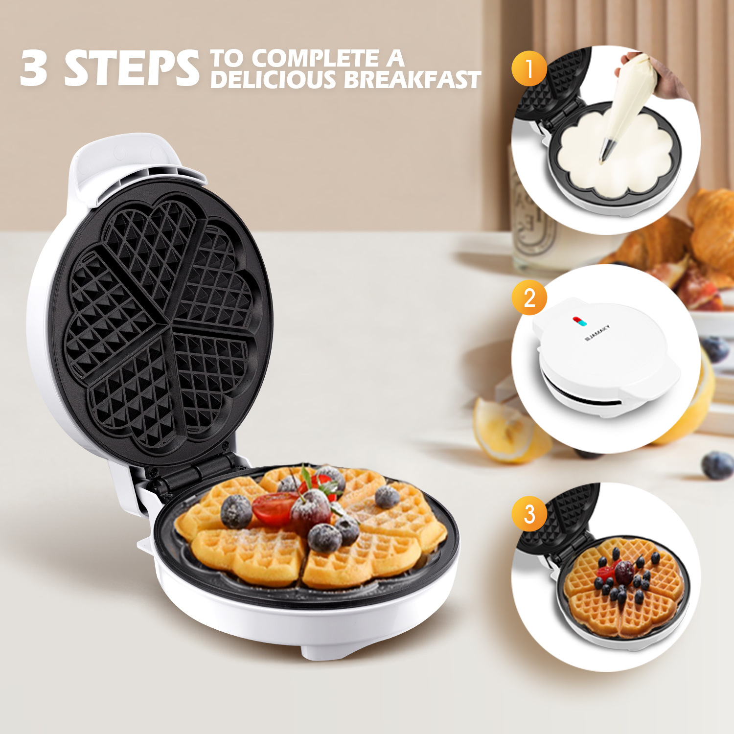 Breakfast Waffle Molds Egg Cak - Egg Waffle Pan recensione e prezzo