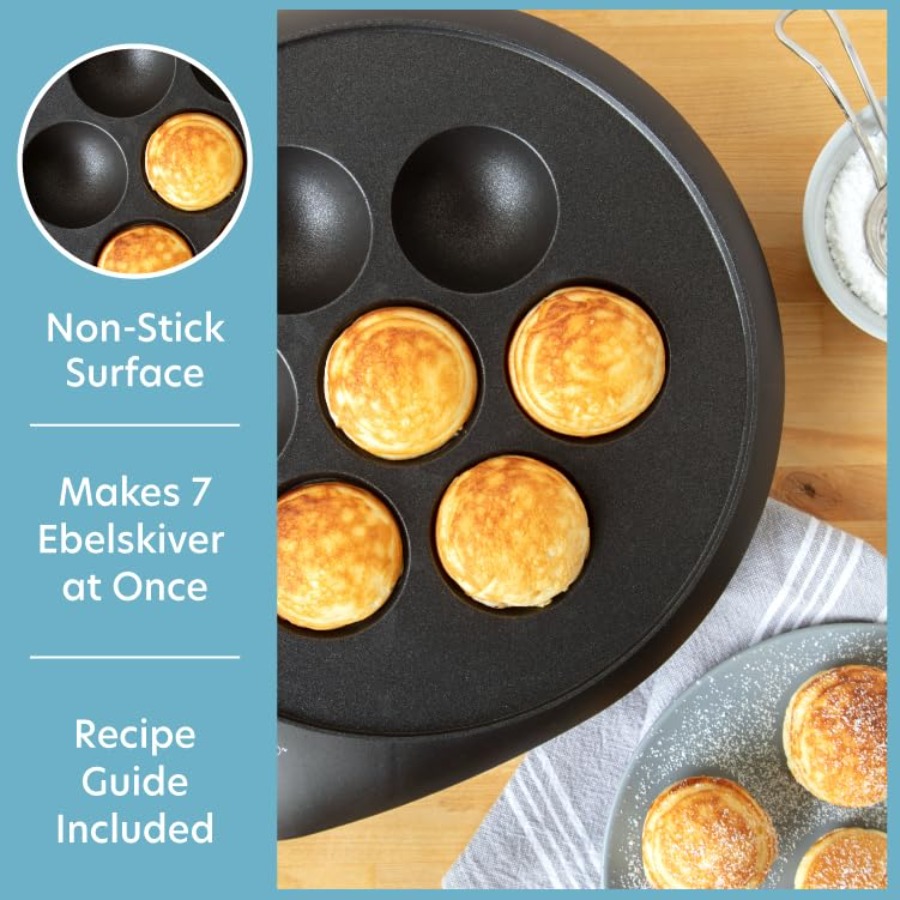 Ebelskiver Maker- Electric Non - Takoyaki Grill Plate recensione e prezzo