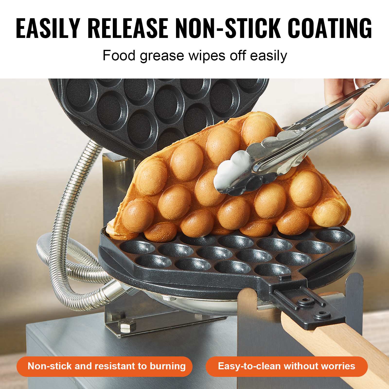 HomeWise Commercial Egg Bubble - Egg Waffle Pan recensione e prezzo