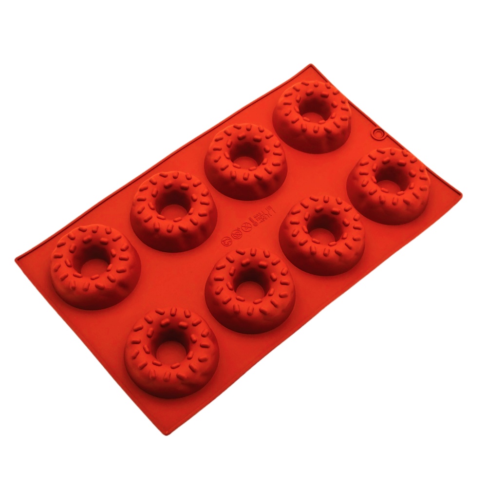 8 Hole Silicone Donut Mold Wit - Donut Mold Silicone recensione e prezzo