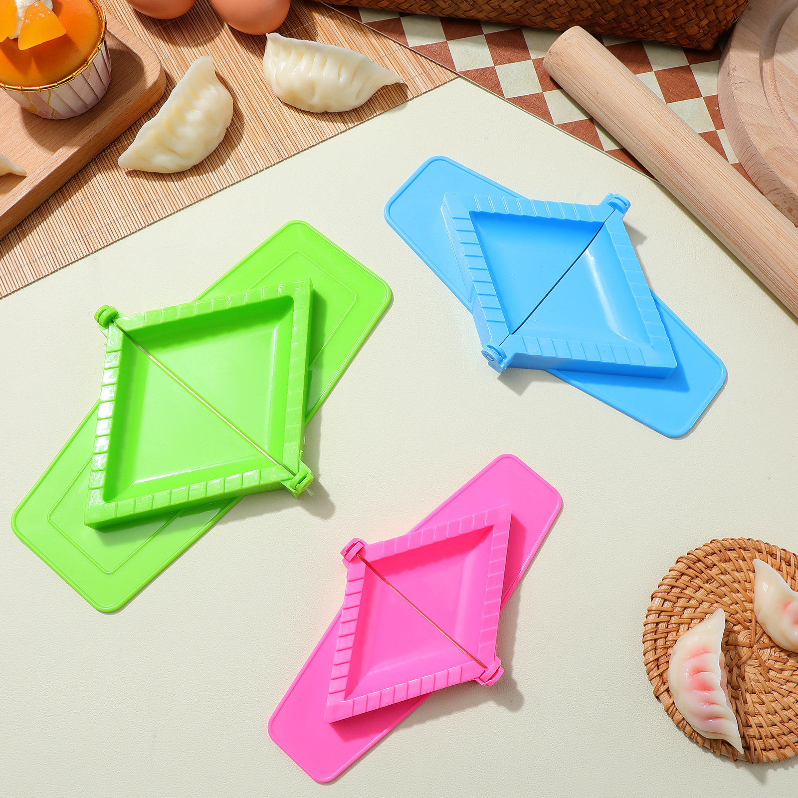 3Pcs Manual Dumpling Maker Pla - Dumpling Press Set recensione e prezzo