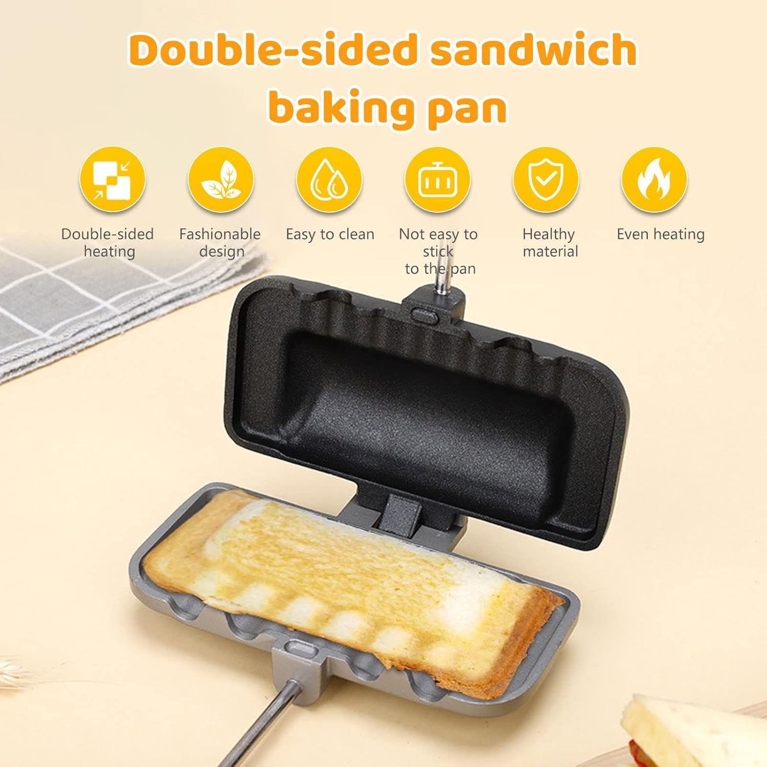 Double Sided Frying Pan, Sandw - Mini Pancake Griddle recensione e prezzo