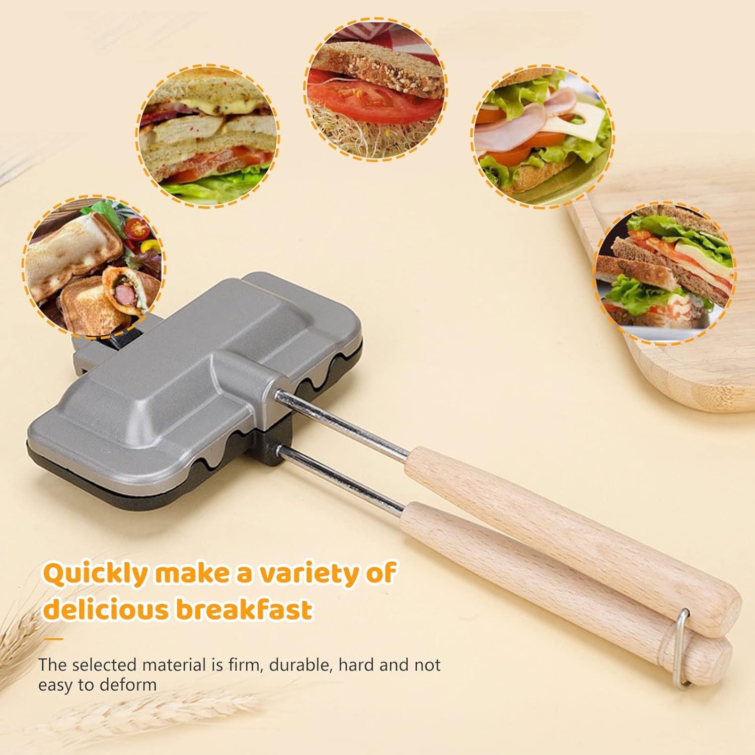Double Sided Frying Pan, Sandw - Mini Pancake Griddle recensione e prezzo