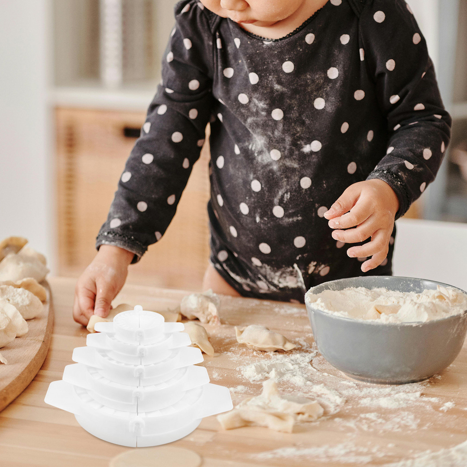 5Pcs Dumpling Maker Molds Plas - Dumpling Press Set recensione e prezzo