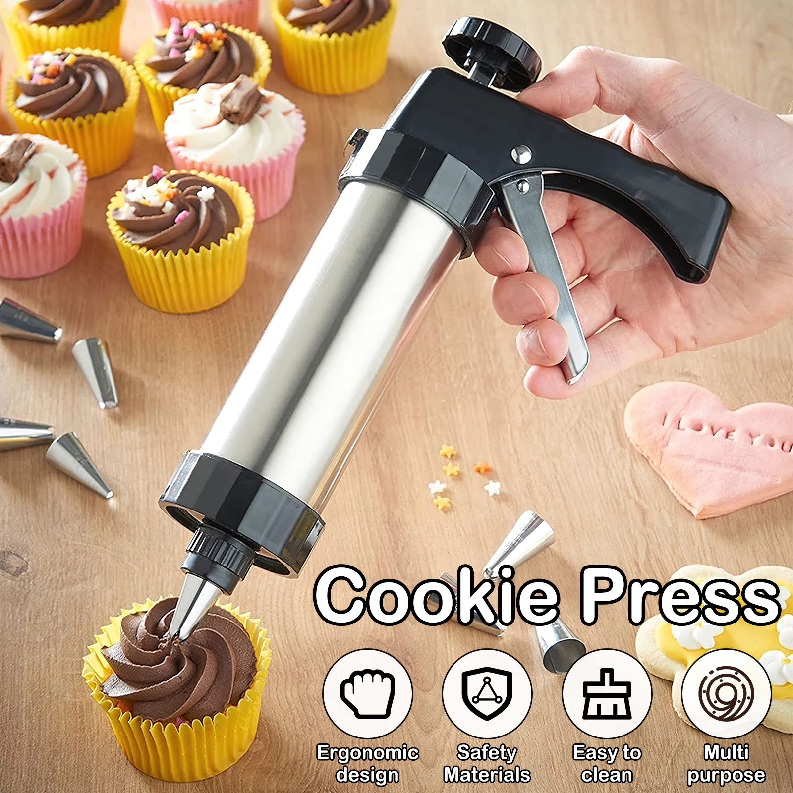 Cookie Maker Machine Stainless - Churros Maker Gun recensione e prezzo
