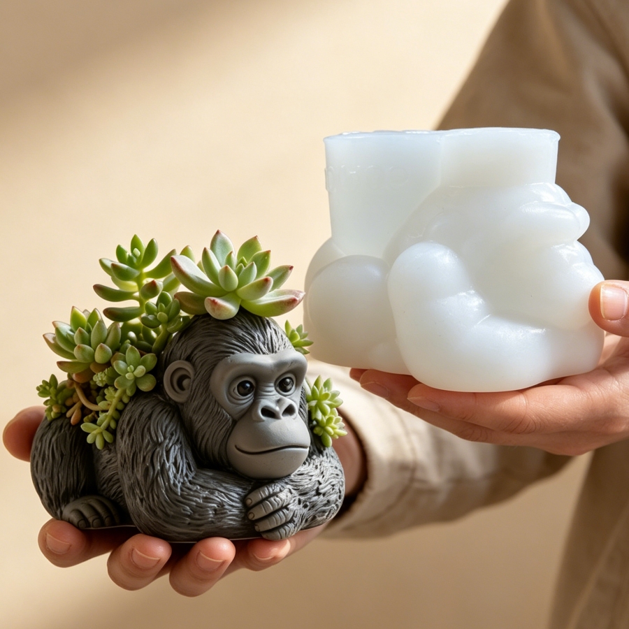 Lying nest gorilla succulent p - Potsticker Mold recensione e prezzo