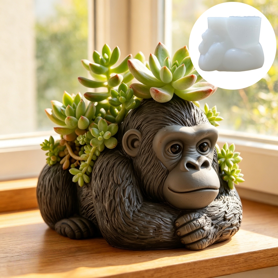 Lying nest gorilla succulent p - Potsticker Mold recensione e prezzo