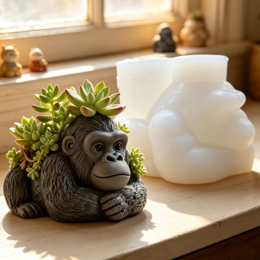 Lying nest gorilla succulent p - Potsticker Mold recensione e prezzo