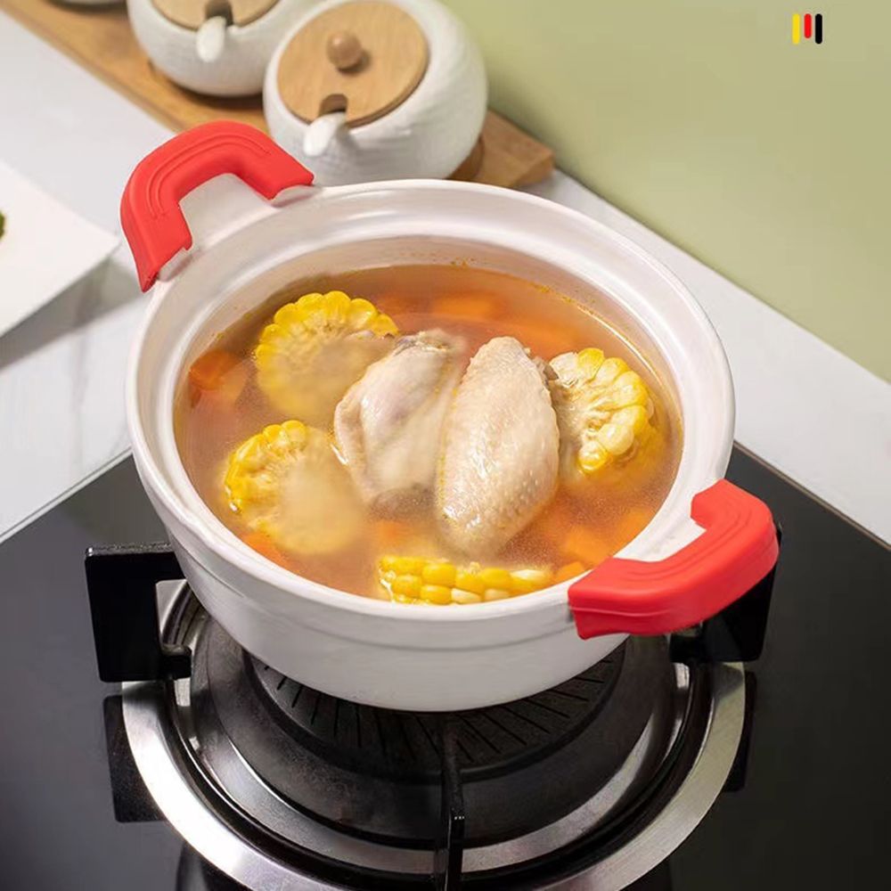 2PCS Silicone Anti-Scald Pot H - Cast Iron Corn recensione e prezzo