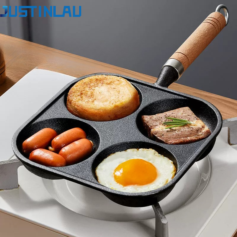 JUSTINLAU 2/4-Hole Omelette Po - Cast Iron Corn recensione e prezzo