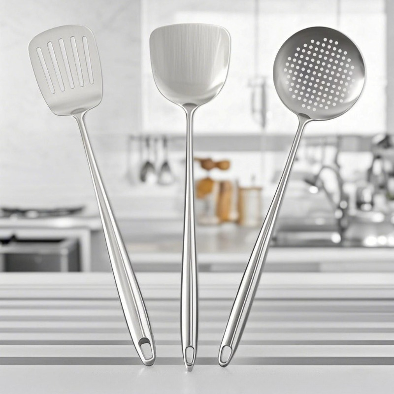 Food Stainless Steel Wok Spatu - Okonomiyaki Spatula recensione e prezzo