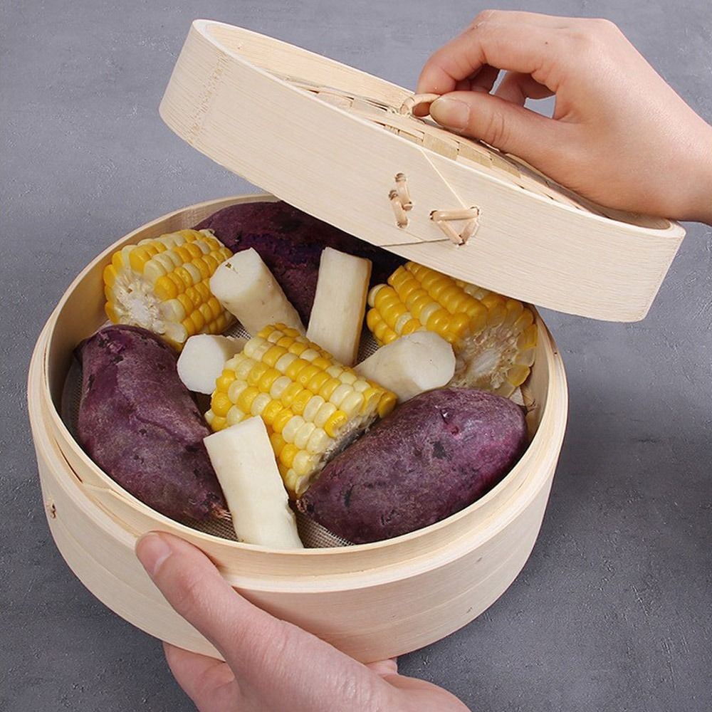 Bamboo Steamer Basket with Lid - Bao Steamer Bamboo recensione e prezzo
